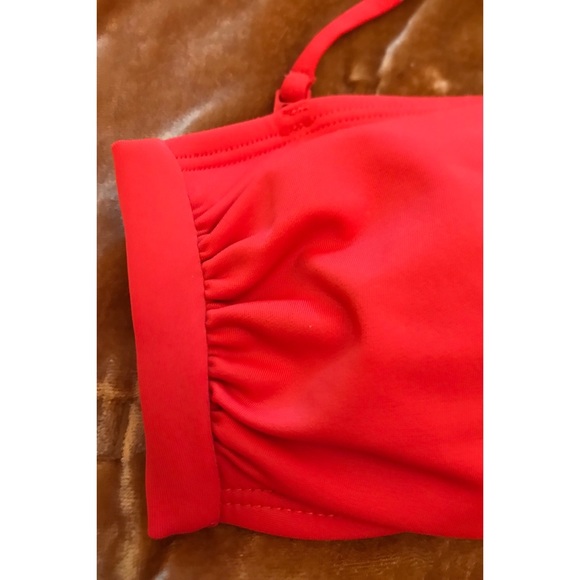 Gap Orange Bandeau/Halter Bikini Top, Size Medium - Picture 13 of 17